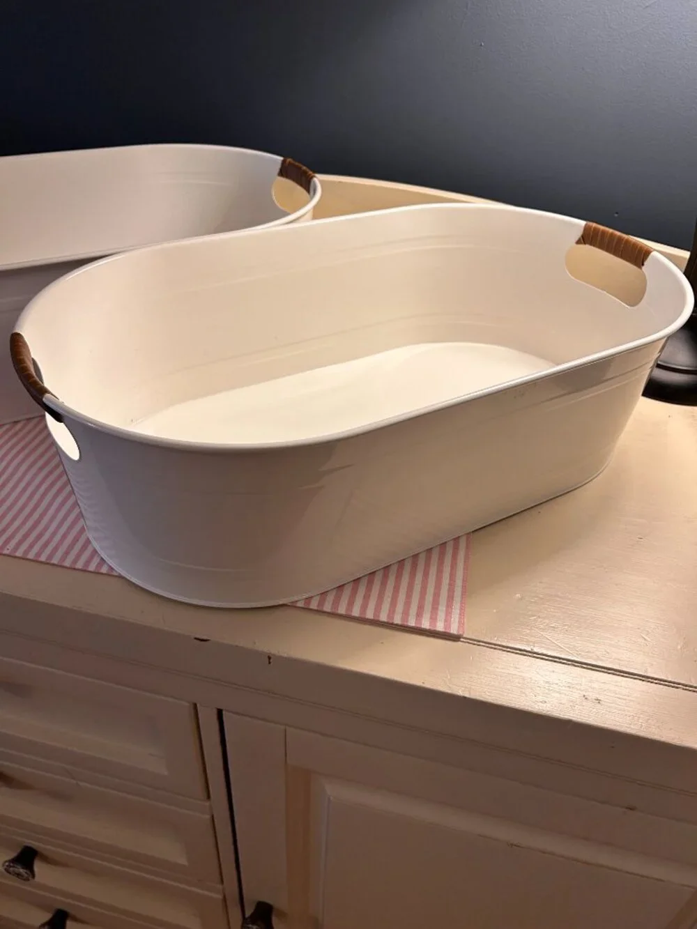 2 Pack of Better Homes & Garden White Storage Tubs